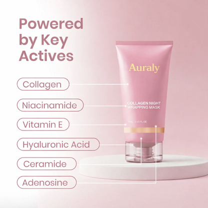 Collagen night wraping mask