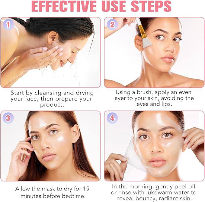 Collagen night wraping mask