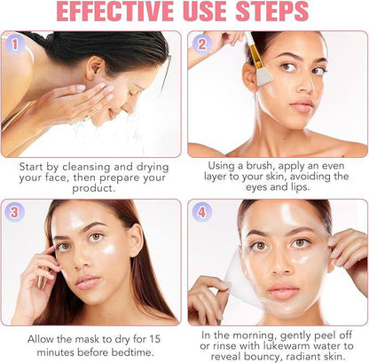 Collagen night wraping mask